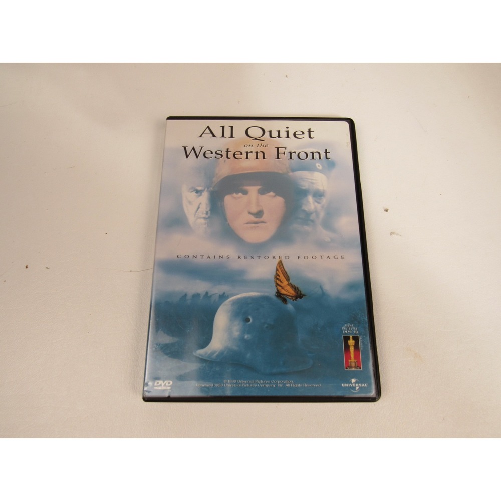 All Quiet on the Western Front DVD 1930 Restored Edition War Drama Lew Ayres